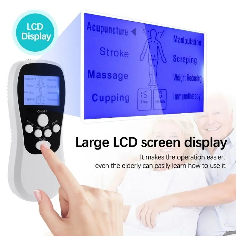 Digital Multifunctional Massager | Model  BLD-610  | Multifunctional Electric Pulse Massager for Pain Relief, Muscle Relaxation & Body Massage